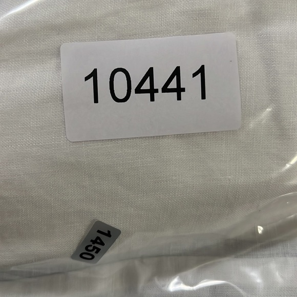 Murano Baird Mcnutt Mens Button Up Shirt 100% Linen Long Sleeve White Comfy New. - Picture 6 of 6